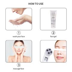 Masajeador Ultrasonico Facial LED Radiofrecuencia Electroporación
