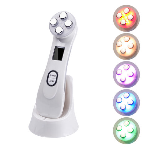 Masajeador Ultrasonico Facial LED Radiofrecuencia Electroporación