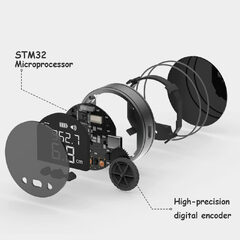 Cinta métrica digital centímetros mini recargable USB