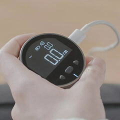 Cinta métrica digital centímetros mini recargable USB