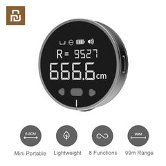 Cinta métrica digital centímetros mini recargable USB