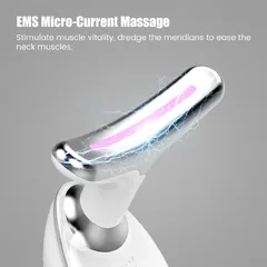 Masajeador Facial Anti-Envejecimiento Recargable - 3 Modos LED