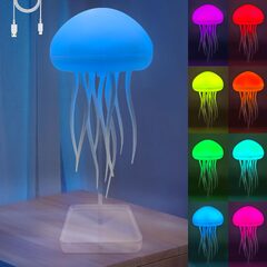 Lámpara medusa RGB con modo voz y batería