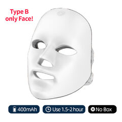 Mascara Facial Led - Terapia Acné Rejuvenecimiento 192 Luces 7 Colores