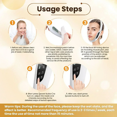 Máscara Facial 6 Funciones Tecnología EMS Batería Recargable