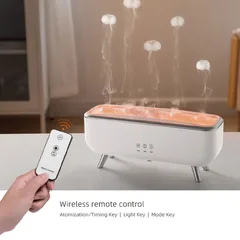 Humidificador medusa con luz y control remoto